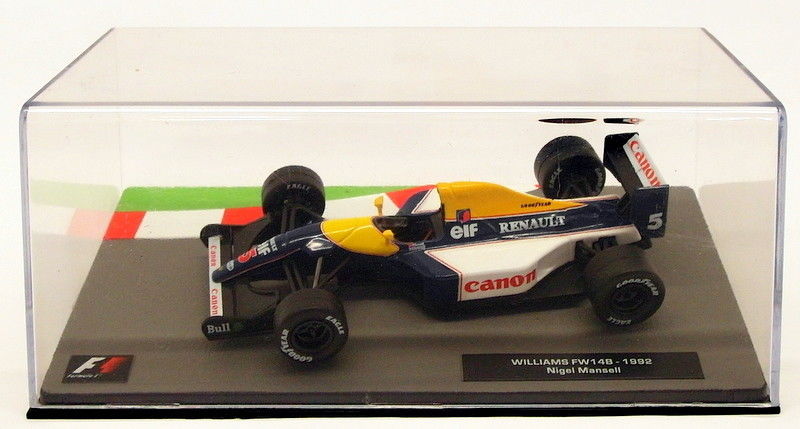 Altaya 1/43 Scale Model Car 23318U - F1 Williams FW14B 1992 - Nigel Mansell