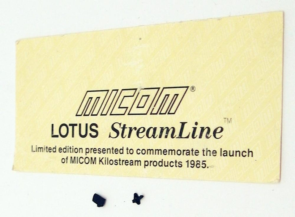 Western Models 1/43 Scale Model Car MIC1 - Lotus Streamline - Micom