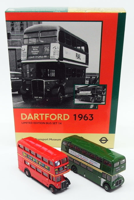 EFE 1/76 Scale Bus Set 14 - 110549 Dartford 1963 AEC Renown & AEC RT