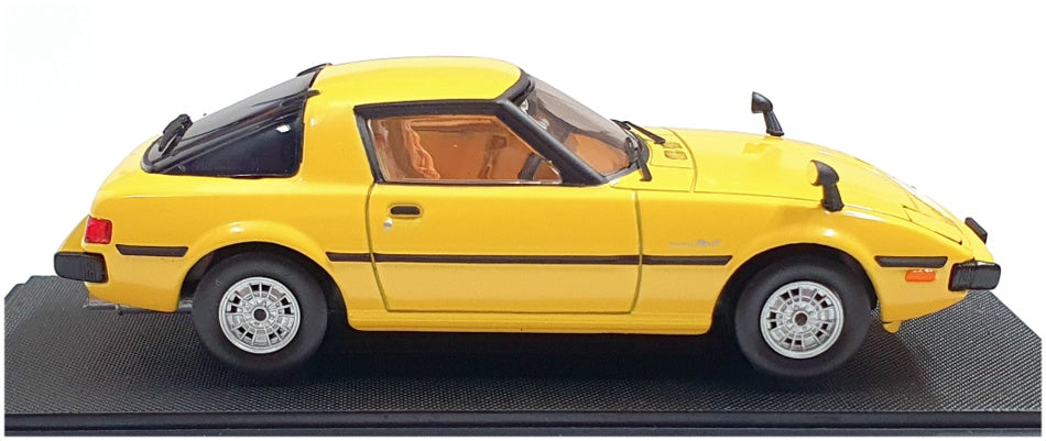 Ebbro 1/43 Scale Diecast 149 - 1978 Mazda Savanna RX-7 - Yellow