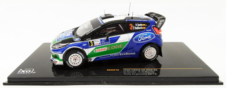 Ixo 1/43 Scale RAM516 - Ford Fiesta RS WRC - #3 Argentina 2012