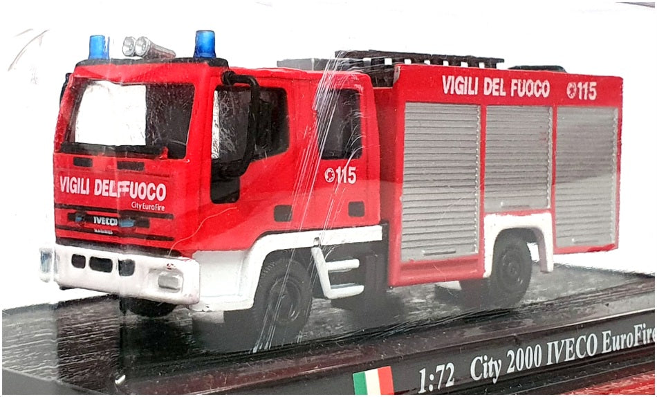 Del Prado 1/72 Scale 231222G - City 2000 Iveco Eurofire - Red