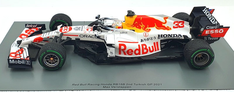 Spark 1/18 Scale 18S605 - F1 Red Bull Honda RB16B #33 Turkish 2021 Verstappen