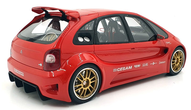 Otto Mobile 1/18 Scale Resin OT345 - Citroen Sbarro Picasso - Cup Red