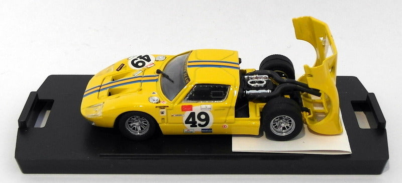 Bang Models 1/43 Scale Diecast 1009 - Ford GT40 #49 Sportitalia Team - Yellow