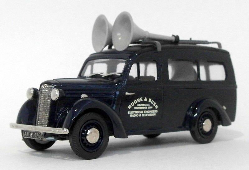 Lansdowne Models 1/43 Scale LDM98 1947 Bedford Utilecon Moore & Bush Loudspeaker