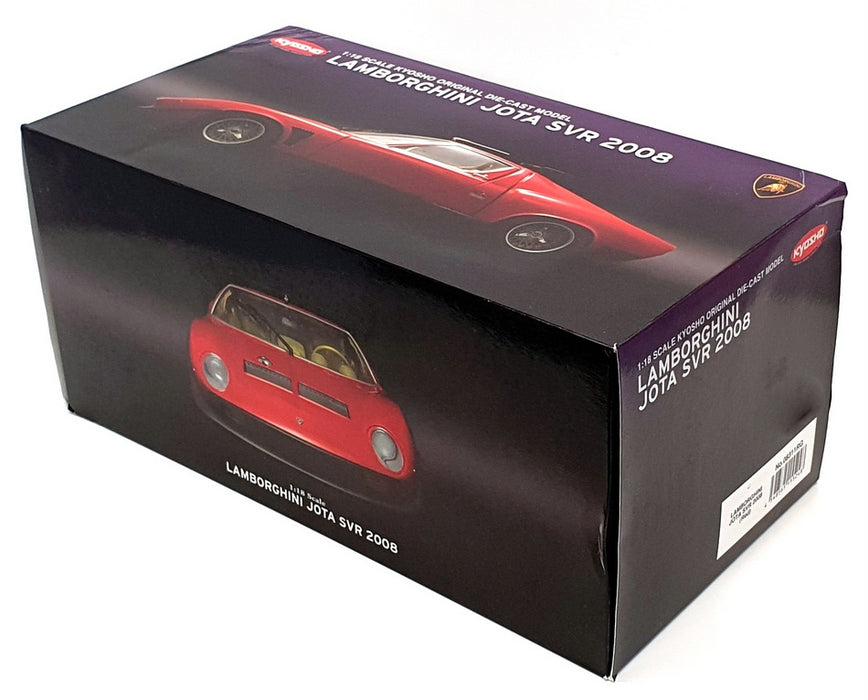 Kyosho 1/18 Scale Diecast 08311RG - 2008 Lamborghini Jota SVR - Red