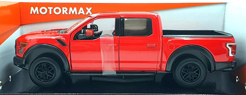 Motormax 1/24 Scale 79344 - 2017 Ford F-150 Raptor Pick Up - Red