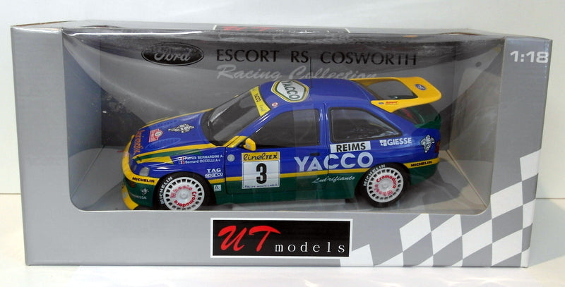 UT Models 1/18 Scale Diecast - 180 968203 Ford Escort Cosworth Monte ...