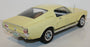 Auto World 1/18 Scale AMM1038/06 - 1967 Ford Mustang GT 2+2 - Pale Yellow