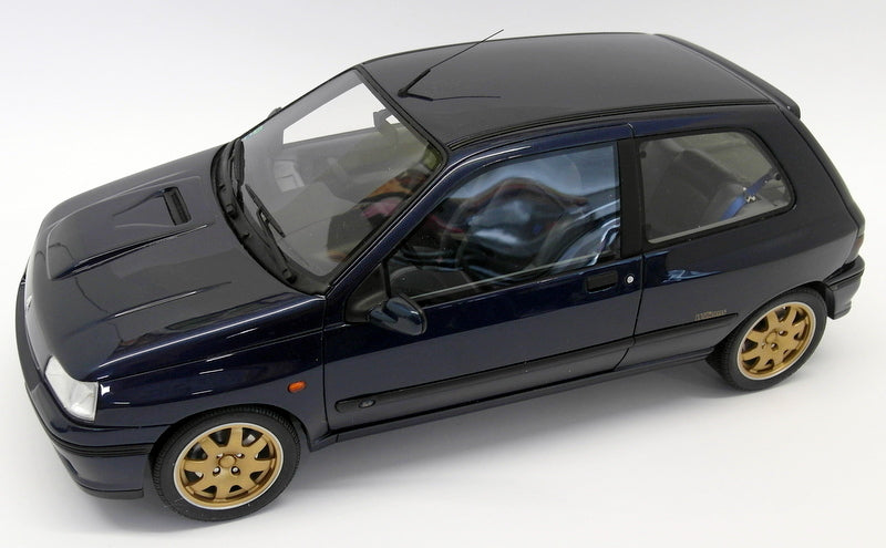 Otto 1/12 Scale Resin - G008 Renault Clio Williams Metallic Blue Gold Wheels