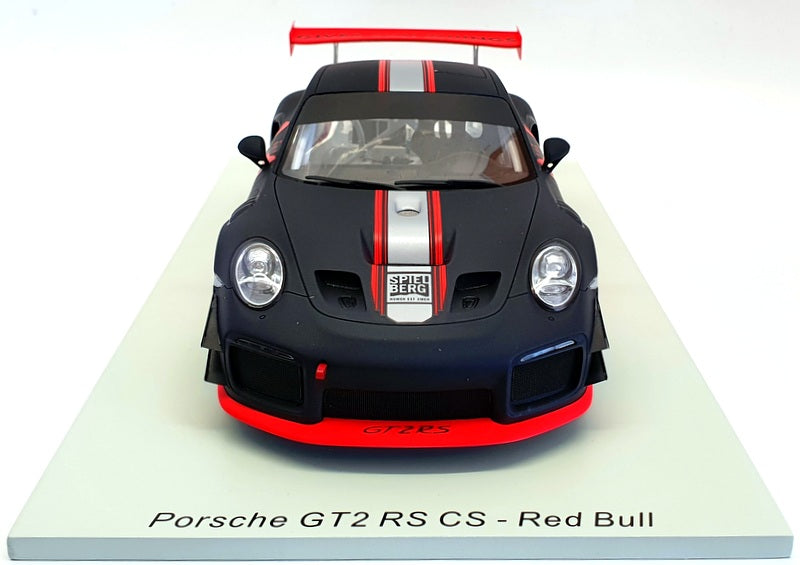 Spark 1/18 Scale Model Car 18S514 - 2019 Porsche GT2 RS Clubsport Red Bull