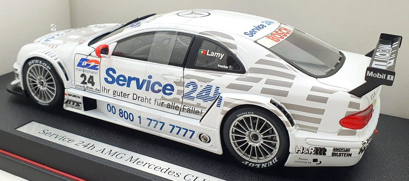 Maisto 1/18 Scale Diecast B6 696 2121 - Mercedes AMG CLK Service 24H Lamy