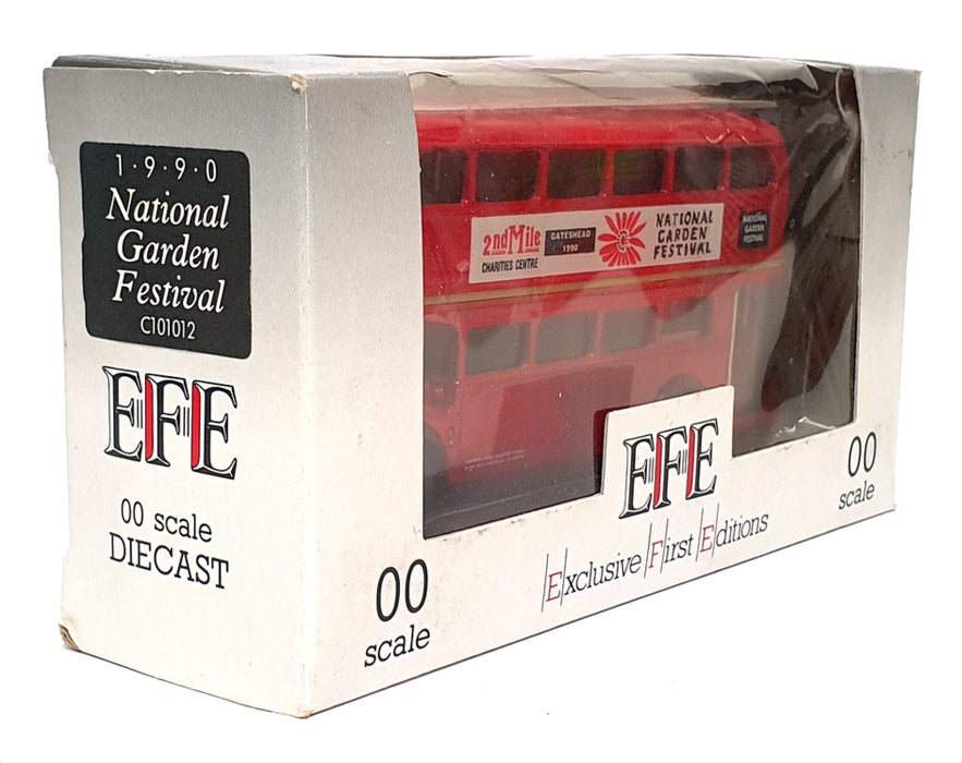 EFE 1/76 Scale C101012 - AEC RT D/Deck Bus Ntl. Garden Festival 1990 - Red