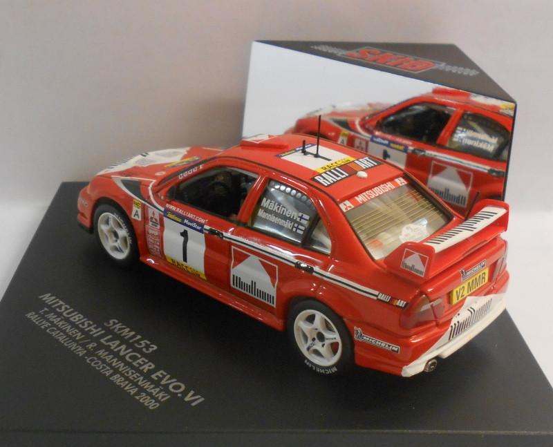 Skid 1/43 Scale Diecast Model SKM153 MITSUBISHI LANCER EVO VI T.MAKINEN 2000