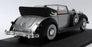 Ixo Models 1/43 Scale Diecast MUS011 - 1938 Horch 853A Cabriolet - Black Silver