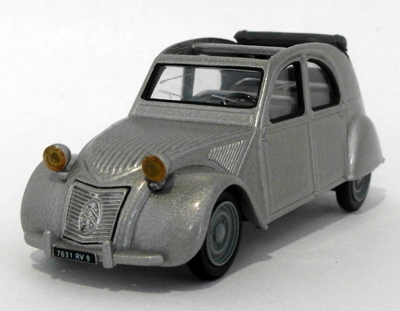 Matchbox 1/43 Scale Model Car VEM03-M - 1949 Citroen 2CV - Grey