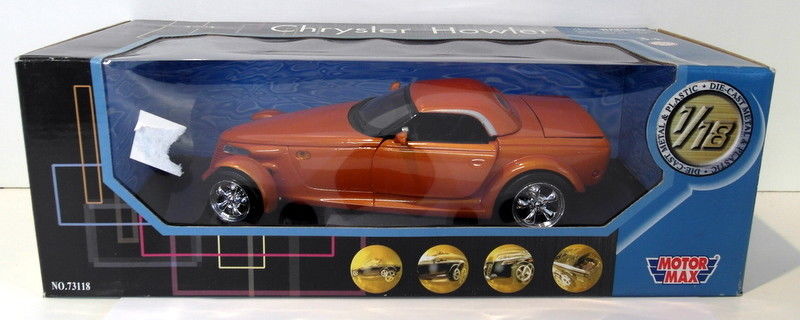 Motormax 1/18 Scale Diecast - 73118 Chrysler Howler Metallic orange