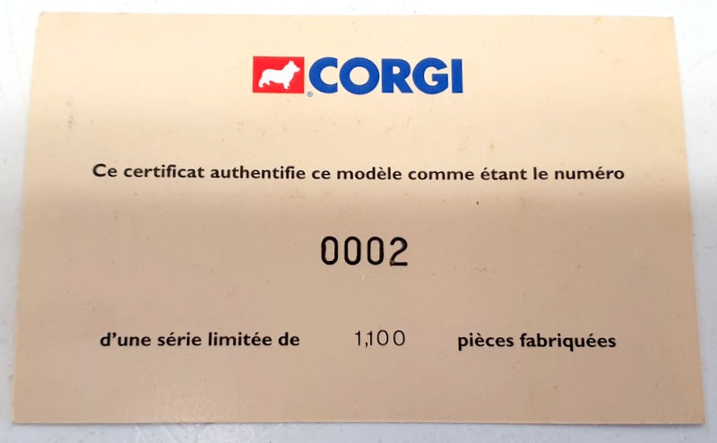 Corgi 1/50 Scale 74602 - Citroen Type 55 Semi Citerne Fuehauf Shell Cert No.2