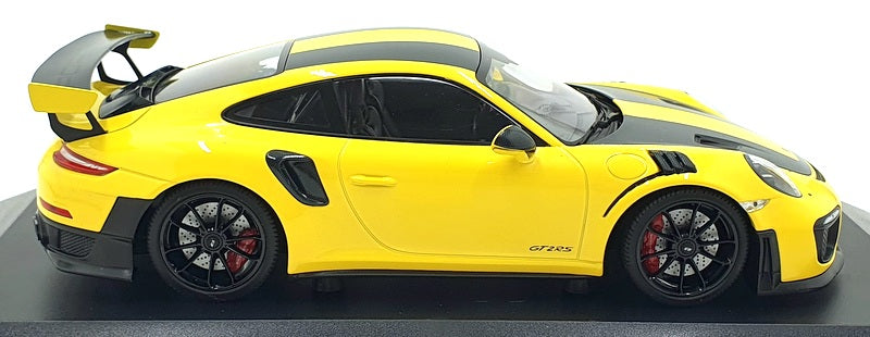 Minichamps 1/18 Scale Diecast 155 068311 - Porsche 911 GT2 RS 2018 Yellow