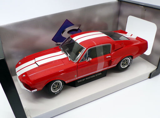Solido 1/18 Scale S1802902 - 1967 Shelby Mustang GT500 - Red/White