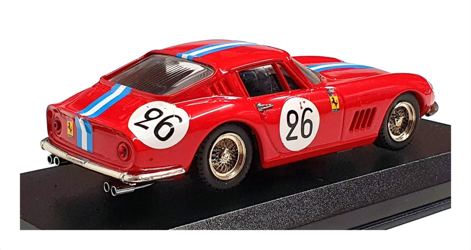 Best 1/43 Scale 9102 - Ferrari 275 GTB/4 - #26 LM 1966 Biscaldi-Bourbon