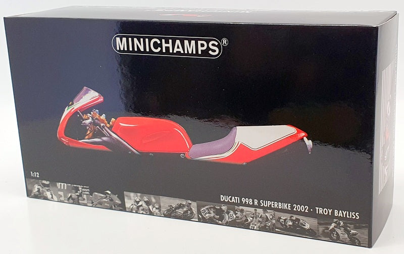 Minichamps 1/12 Scale 122 021201 - Ducati 998 R WSB 2002 Troy Bayliss