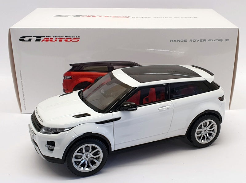 GT Autos 1/18 Scale Model Car RN141280 - 2011 Range Rover Evoque - White