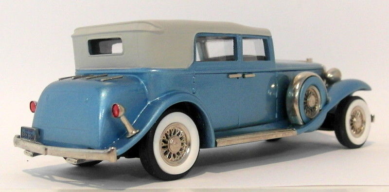 Brooklin 1/43 Scale BRK96A  - 1931 Marmon Sixteen 4Dr Conv  Sedan Met Blue/Grey