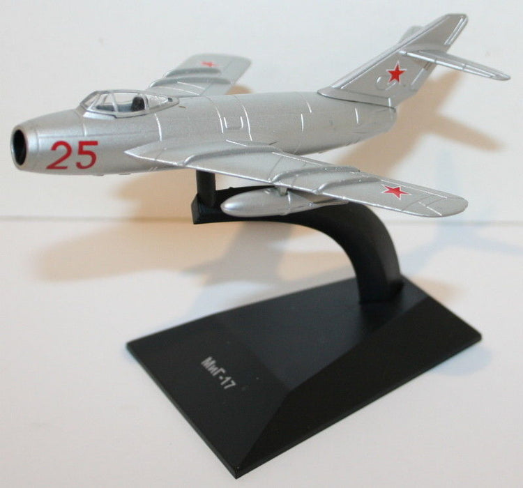 1:100 Scale Diecast Russian Fighter Plane Model - Mikoyan-Gurevich MiG-17 USSR