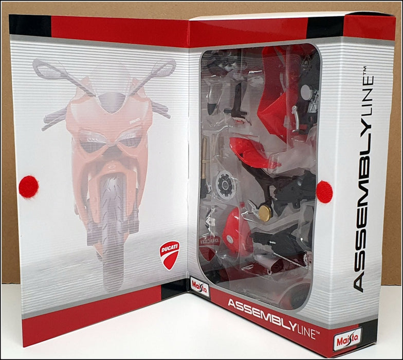 Maisto 1/12 Scale Diecast Kit 39193 - Ducati 1199 Panigale Motorbike - Red