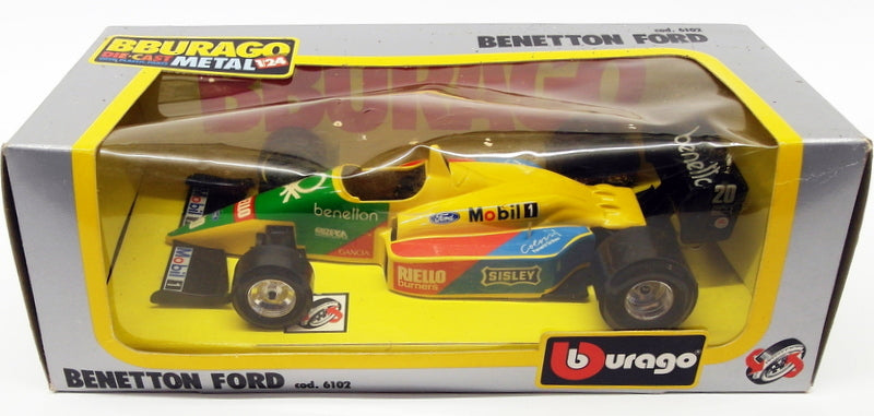 Burago 1/24 Scale Diecast Model Car 6102 - F1 Benetton Ford #20