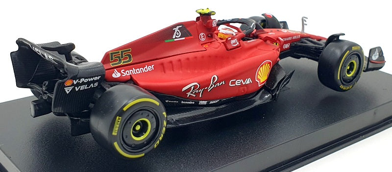 Burago 1/43 Scale 18-36831 - F1 Ferrari F1-75 2022 Carlos Sainz #55