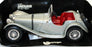 Burago 1/18 Diecast Model Car 3006 - 1937 Jaguar SS100 Grey with Red Seats