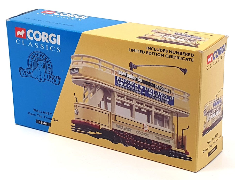 Corgi 1/72 Scale Diecast 36601 - Open Top Tram - Wallasey