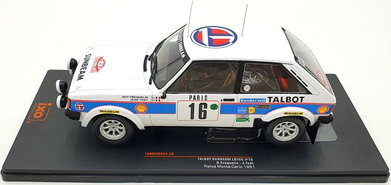 IXO 1/18 Scale 18RMC095A - Talbot Sunbeam Lotus #16 RMC 1981 G.Frequelin
