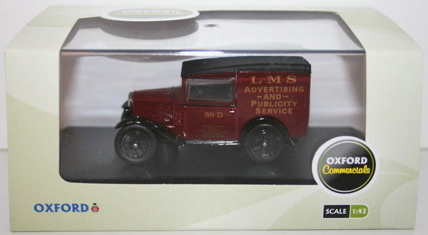 Oxford Diecast 1/43 Scale ASV004 - Austin Seven 7 Van - LMS