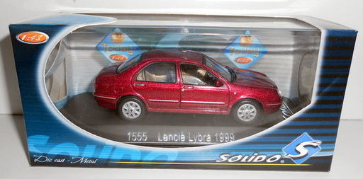 SOLIDO 1/43 - 1555 LANCIA LYBRA 1999 - RED METALLIC
