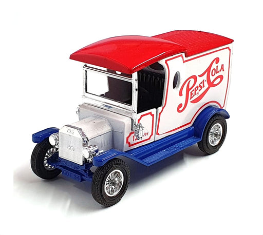 Matchbox Appx 10cm Long Diecast Y-12 - 1912 Ford T Van Pepsi - Blue/White/Red