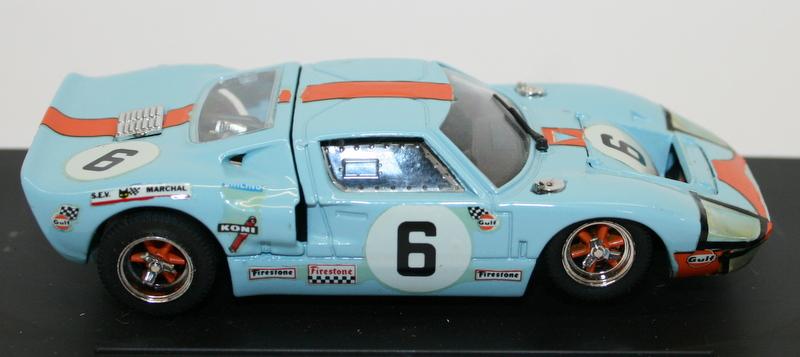 Bang Models 1/43 Scale BA7074 - Ford GT40  #6 Le Mans 1969 - Blue