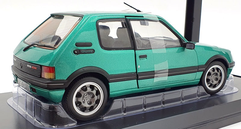 Norev 1/18 Scale Diecast 184850 - Peugeot 205 Griffe 1990 - Green
