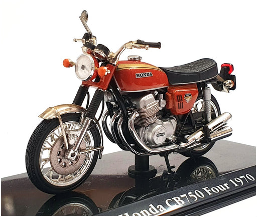 Atlas Editions 1/24 Scale 4 658 113 - 1970 Honda CB750 Four Motorbike - Gold