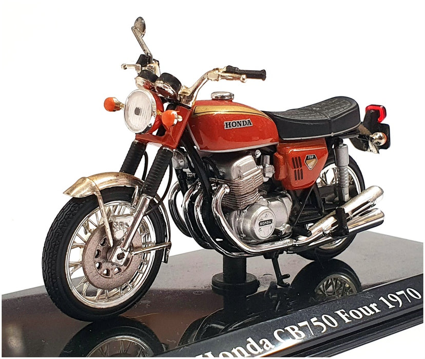 Atlas Editions 1/24 Scale 4 658 113 - 1970 Honda CB750 Four Motorbike - Gold