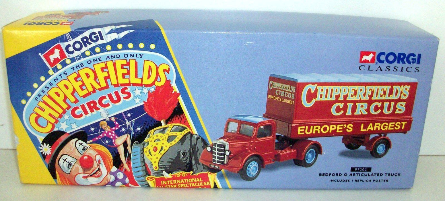 CORGI 1/50 97303 BEDFORD O ARTICULATED TRUCK CHIPPERFIELDS