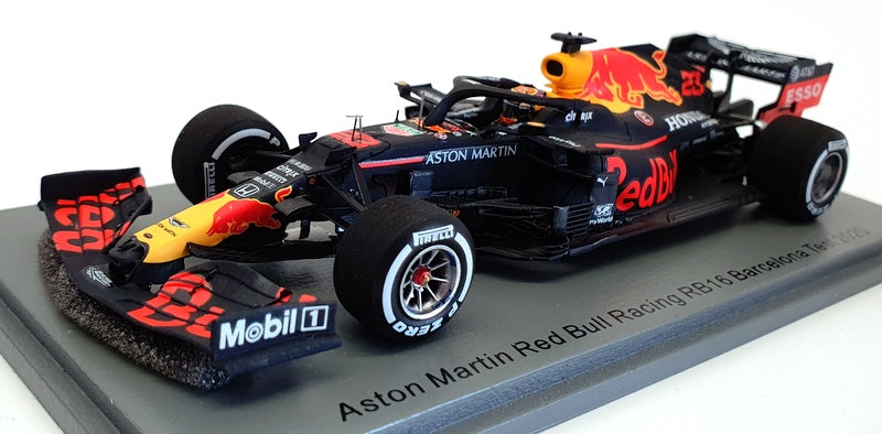 Spark 1/43 Scale S6459 - Red Bull Racing RB16 A.Albon F1 Test Spain 2020