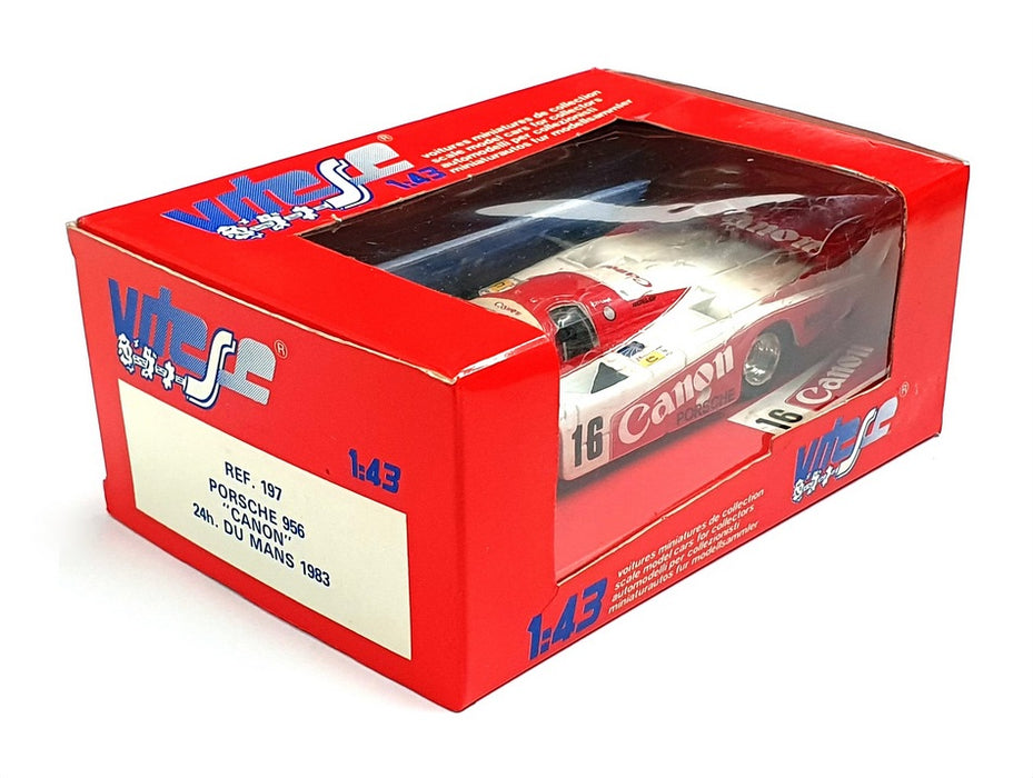 【美品】1/43 スパーク/KB Porsche 956 Canon 1983 Porsche 956 Turbo Team Canon Racing N 14 24H Le Mans 1983