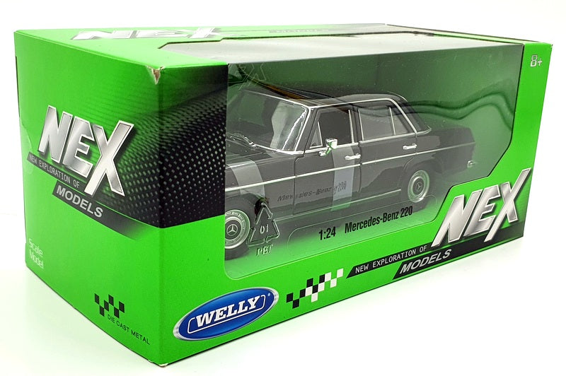 Welly Nex 1/24 Scale 24091W - Mercedes Benz 220 - Black