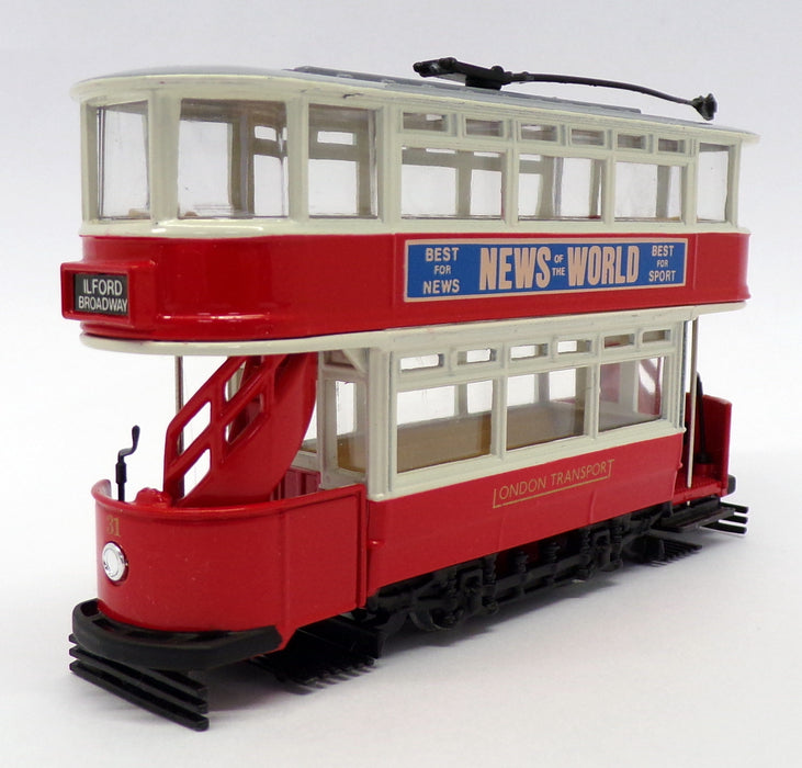 Corgi 1/76 Scale Diecast 98153 - Closed Top Tram Car - London