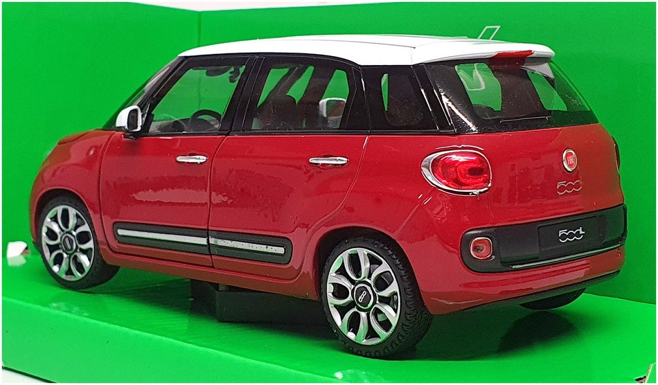 Welly 1/24 Scale Diecast 24038W - 2013 Fiat 500L - Red