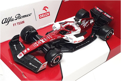 Burago 1/43 Scale 18-38067Z - F1 Alfa Romeo C42 2022 #24 Z.Guanyu